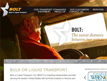 Tablet Screenshot of bolt-transport.com